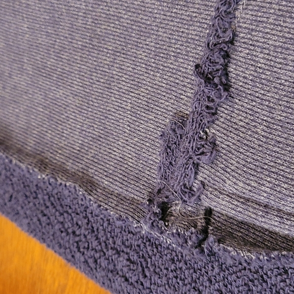 SOFT surroundings tunic top. Dark blue.  Wear with leggings or jeans - Picture 10 of 11